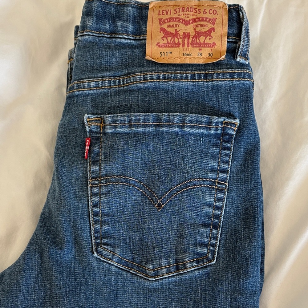 EUC Boys/Men’s Levi's 511 Jeans 16Reg 28x30
